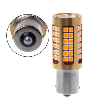 

1pc 1156 BA15S 3030 78SMD Canbus LED Car Turn Signal Light Bulb Amber Yellow E7CA