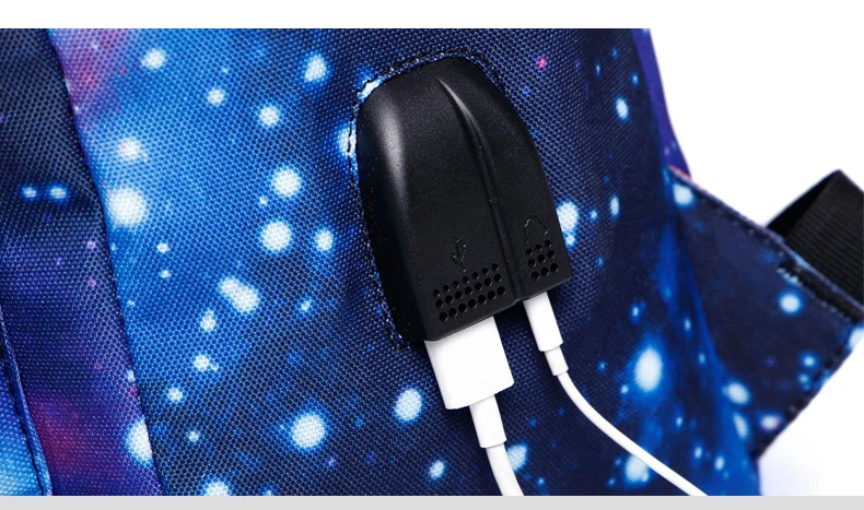 Модный Звездный рюкзак небо 15,6 дюймов usb зарядка защита от кражи бизнес рюкзак для ноутбука Многофункциональный рюкзак для путешествий Сумки