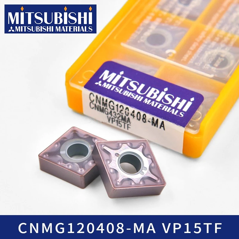 MITSUBISHI CNMG 120408 CNMG120404-MA CNMG120408 CNMG120412 CNMG120416 CNMG160608 VP15TF UE6020 токарный станок вставки карбида фрезерный станок с ЧПУ