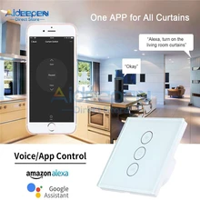 Умный Wi-Fi переключатель для штор Электрический слепой ролик занавеска сенсорный переключатель DIY умный дом для Amazon Alexa Google Assistant управление