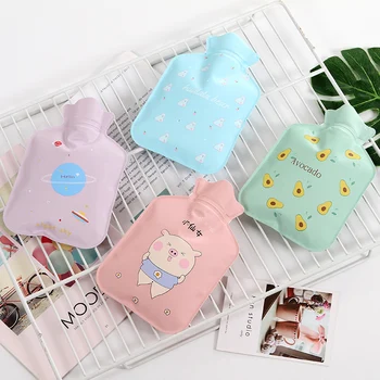 

Warm Water Bag Winter Double-Layer Cloth Hot Water Bottle Injection Water Warm Handbag Cartoon Portable Warm Water Bag