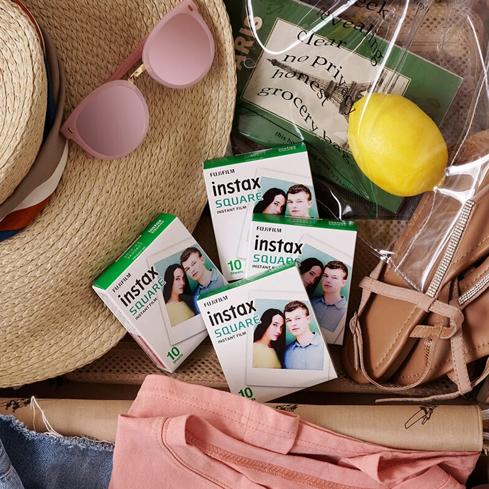 Fujifilm 10-100 листов Instax квадратная пленка фотобумага для Fuji Instax квадратная SQ6 SQ10 SQ20 для Instax SP-3 принтер для смартфонов