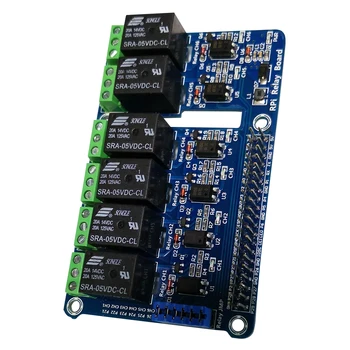 

4 Channel Controller Extension Board Shield Relay Module For Raspberry Pi A Plus