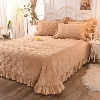 

54 thick Bedspread Sheet Bedcover Coverlet (or Pillowcase) super King queen single
