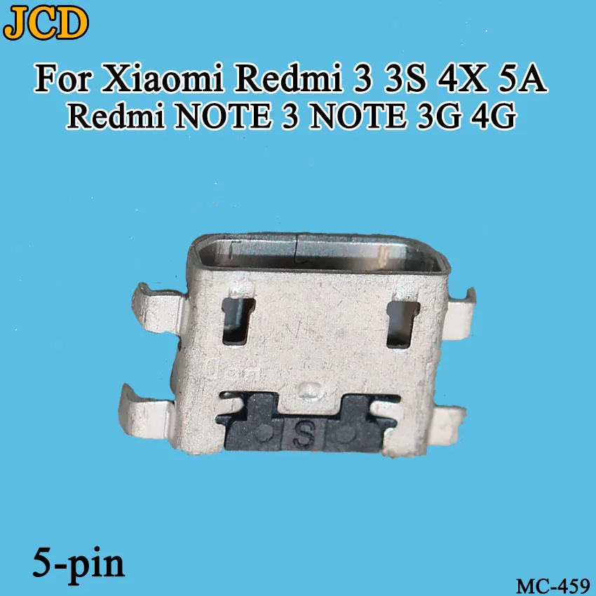 JCD 10 шт./лот для Xiaomi Redmi 3 3S 4X 5A NOTE 3 Redmi NOTE 3 3G 4G USB разъем для зарядки