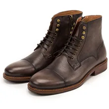 2019 Lace Up Men Ankle Boots Genuine Leather Autumn And Spring Classic Men Chelsea Boots Shoes British Vintage Boots 2019 Lace Up Men Ankle Boots Genuine Leather Autumn And Spring Classic Men Chelsea Boots Shoes British Vintage Boots