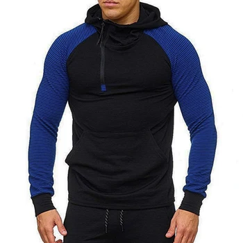 

Hoodies Hip Hop Hooded Sweatshirts 2019 Patchwork Autumn Long Sleeve Outwear Coats Men/Woman Pullover Hoodies Male Casual Hoodie