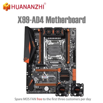 

HUANANZHI X99 AD4 V2.0 X99 Motherboard Intel X99 LGA 2011-3 All Series DDR4 RECC128GB M.2 PCI-E NVME NGFF ATX Server Mainboard