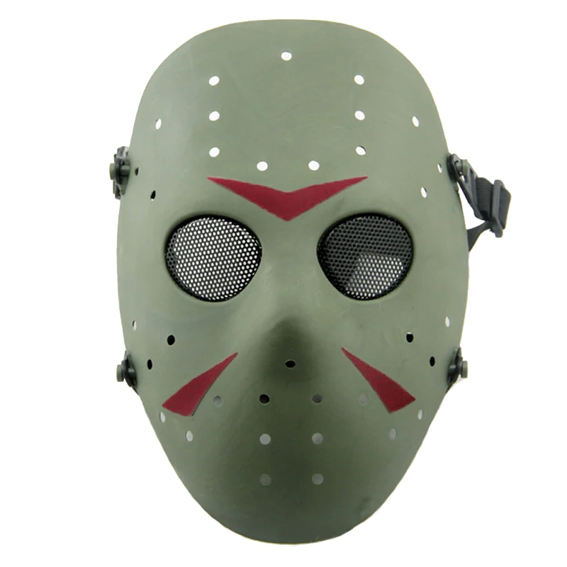 WarmHeartting Airsoft Maske Vollgesichtsschutz - Stahl-Mesh Mit Abnehmbarem Visier