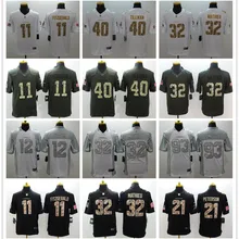 Новинка, высокое качество для мужчин, Аризона Карсон Палмер Ларри фитцджералд Тиранн Матье Давид Джонсон зеленый Салют Джерси