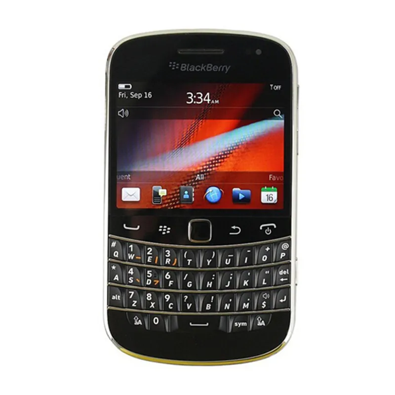 Original Unlocked Blackberry 9900 WCDMA 3G QWERTY Keyboard 8GB ROM 5MP Bluetooth WIFI Used Cellphone Free Shipping iphone x refurbished Refurbished Phones