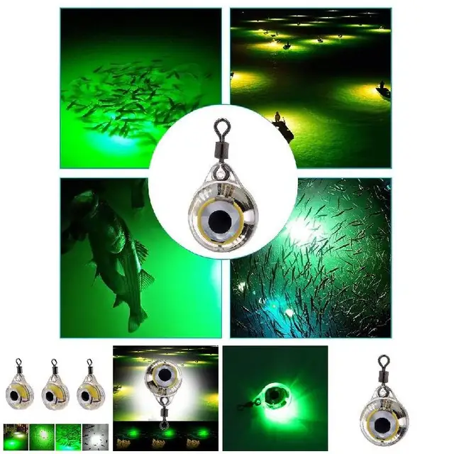 Led Horgászat Csalogató Éjszakai Könnyű Akkumulátorral Működő Izzó Víz Alatti Vonzza A Hallámpát Halászat Csali B99