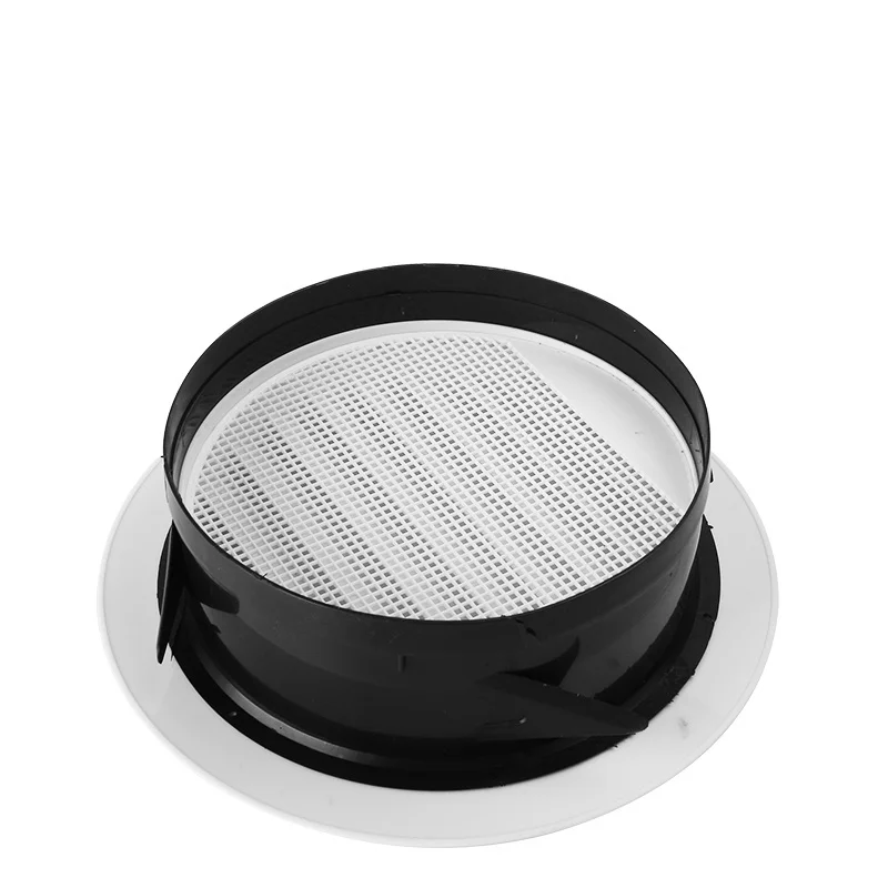 Adjustable air ventilation cover round ducting ceiling wall hole abs air vent grille louver kitchen bath air outlet fresh system