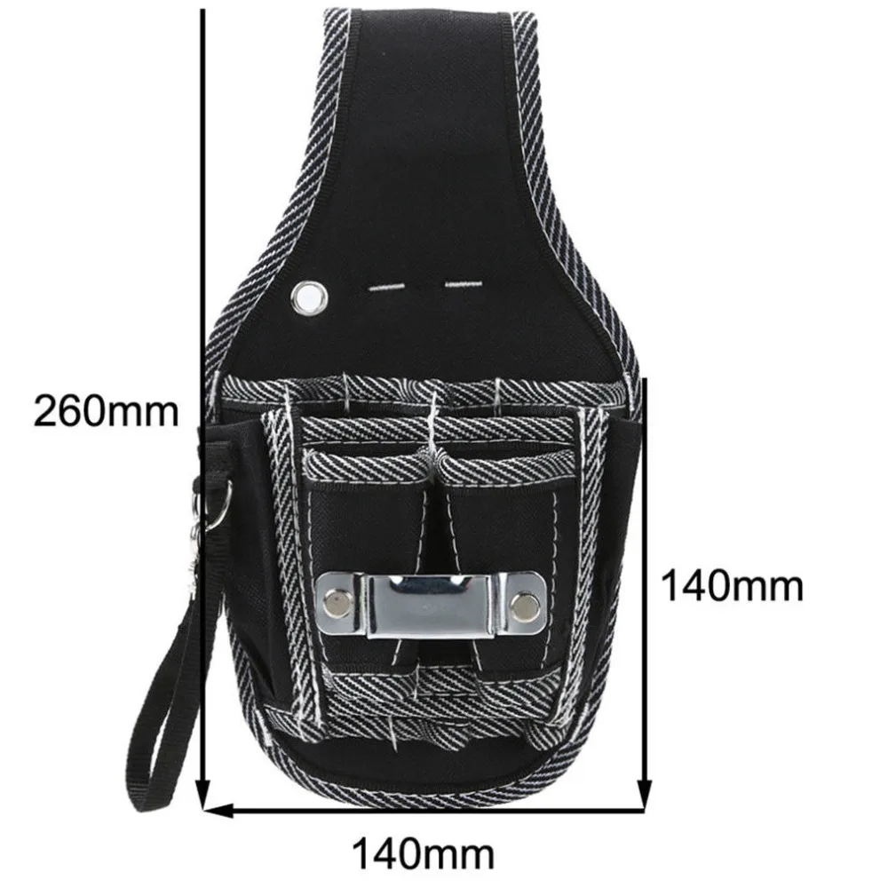 tool bags for sale 9 in 1 Screwdriver Waist Tool Bag Plier Drill Electrician 600D Nylon Fabric Pouch Twill Belt Utility Holder Bag metal tool chest