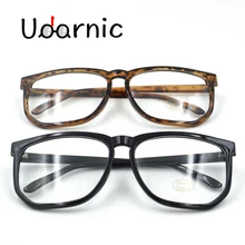 UV400 прозрачные линзы очки большие тонкие винтажные Nerd Модные большие квадратные черные леопардовые рамки хиппи стильные ретро вечерние новые 030-122-5