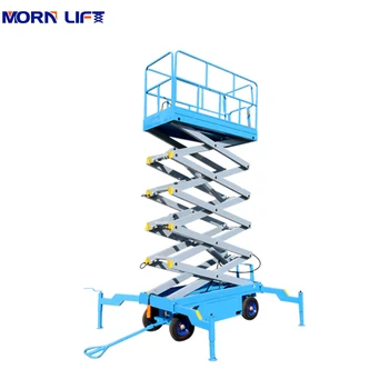Online 500kg 9m Capacity Mobile Hydraulic Scissor Lift