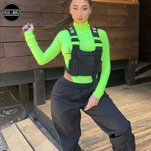 Нагрудная сумка, тактический жилет, жгут, передняя сумка, мешок, разгрузочный жилет, Rig, хип-хоп, уличная функциональная нагрудная сумка для мужчин, поясная сумка