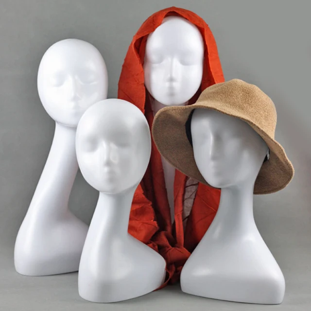Wig Rack Wigs Holder Canvas Mannequin Head Wigs Glasses Cap Display Holder  Stand Model Stand Wig