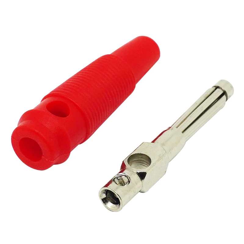 áudio banana plug leva conector, 32A, 4mm, 10pcs