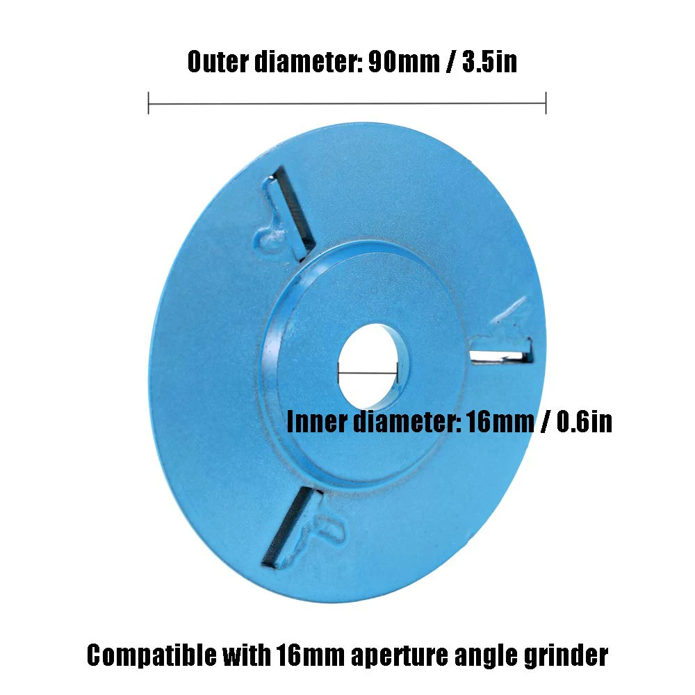 Пять/шесть зубов мощность резак по дереву диск фрезерный вложение 16 мм Диаметр дуги/плоский для угловая шлифовальная машина вложение