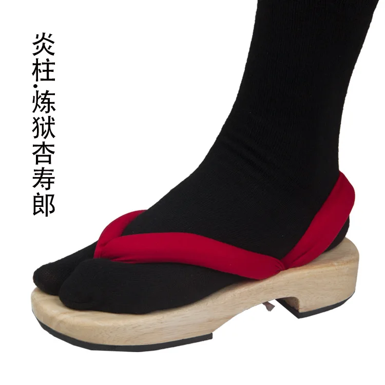 Anime Demon Slayer Cosplay Shoes Kimetsu No Yaiba Kamado Tanjirou Clogs Sandals Kamado Nezuko Geta Agatsuma Zenitsu Flip Flops