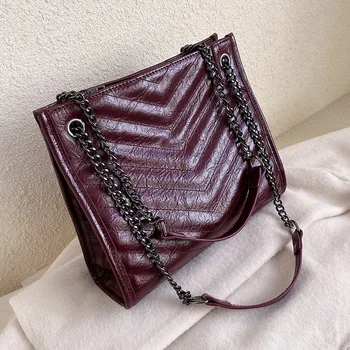 

Vintage Stripe PU Leather Women Shoulder Crossbody Bags 2020 Fashion Handbags Ladies Messenger Casual Totes Female Purses