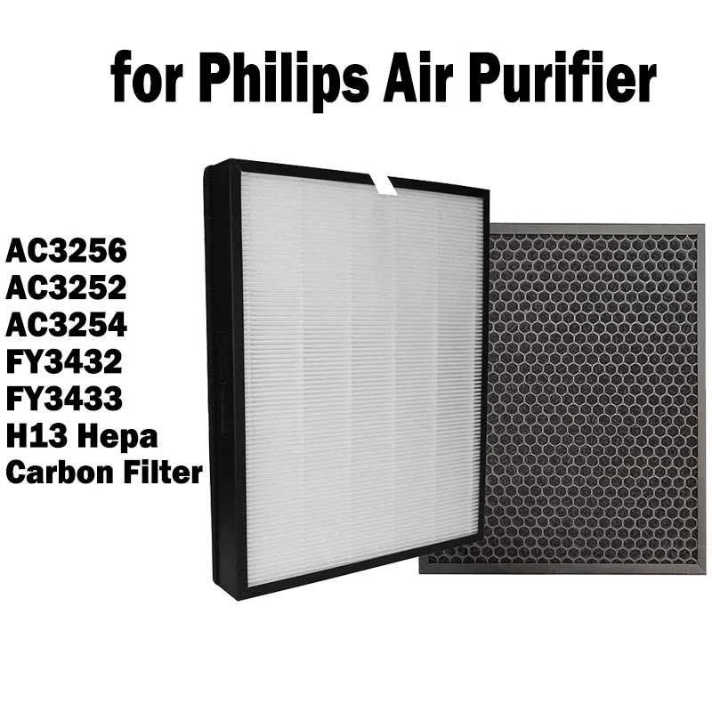 

FY3432 FY3433 for Philips Air Purifier AC3256 AC3252 AC3254 Activated Carbon Hepa Filter