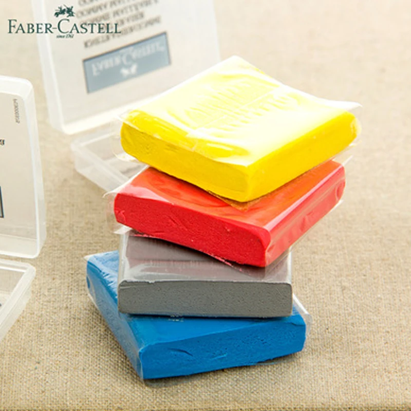 4 шт. Faber Castell пластичная резина 127220 мягкий ластик для художественного пианирования Дизайн Эскиз Пластилин канцелярские Ластики для детей