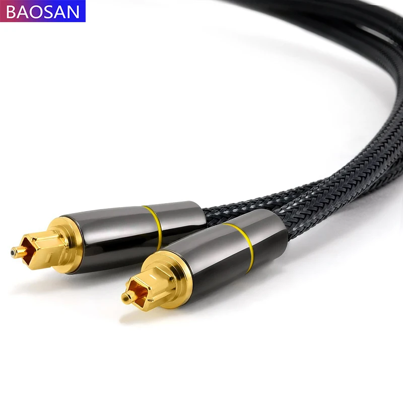 Цифровой оптоволоконный аудиокабель SPDIF выходной кабель 5 1 канальный усилитель