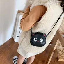 Сумки для маленьких девочек; Детские сумки-мессенджеры с кошкой; милые сумки на плечо для маленьких девочек; сумки для девочек; 4 цвета; 11,19