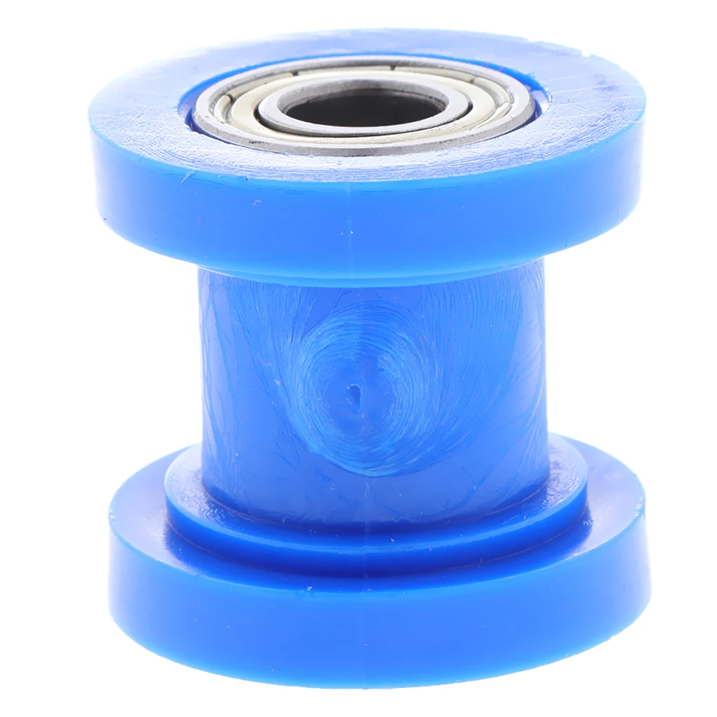 Chain Roller Tensioner Guide Wheel For Motorcycle Dirt Mini Bike Blue + Green