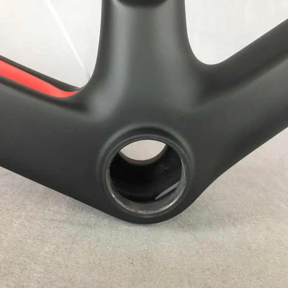 Perfect 2020 SERAPH new T1000 super light carbon frame  FM609 carbon frame SGS test frame chinese red color paint frame 3