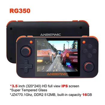 

Durable Portable Handheld Game Console RG350 Retro Game Console Free With 32G TF Card IPS Screen Video Game Console Accessories