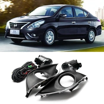 

Magic ColorM High Quality Car Front Bumper Driving Lamp Fog Light Assembly Kit For NISSAN SUNNY VERSA Sedan ALMERA N17 2014 2015