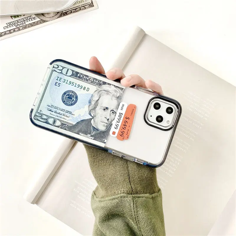 Cute money cases phone case for iphone 11 Pro Max 8 7 plus cover Mona Lisa casetify XR XS MAX X clear funda coque |