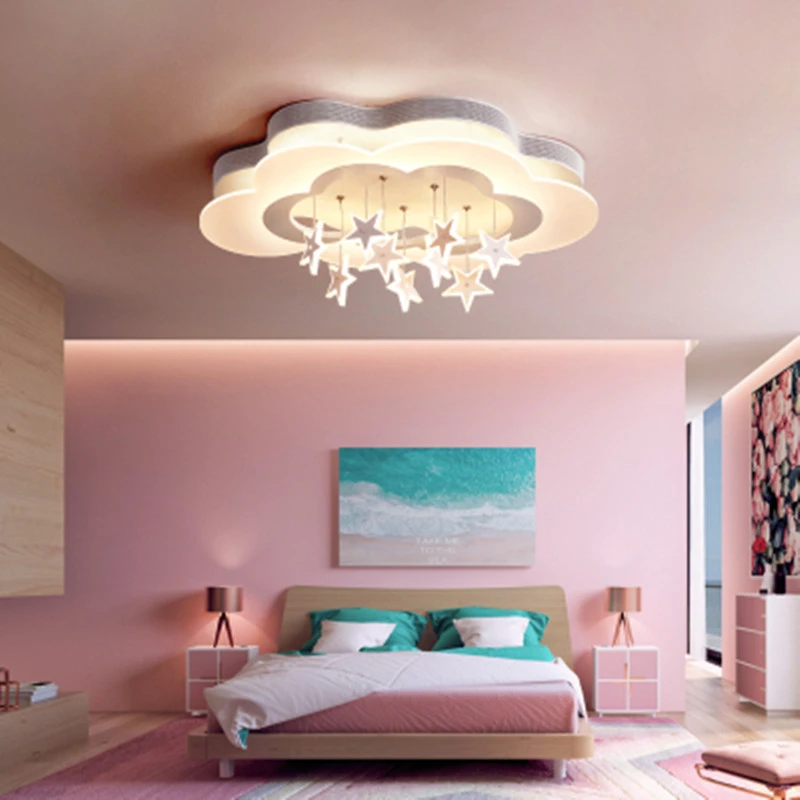 Plafonnier Creatif Moderne Et Simpliste Luminaire D Interieur D Interieur Ideal Pour Une Chambre A Coucher Ou Une Chambre D Enfant De Fille Ou De Garcon Aliexpress