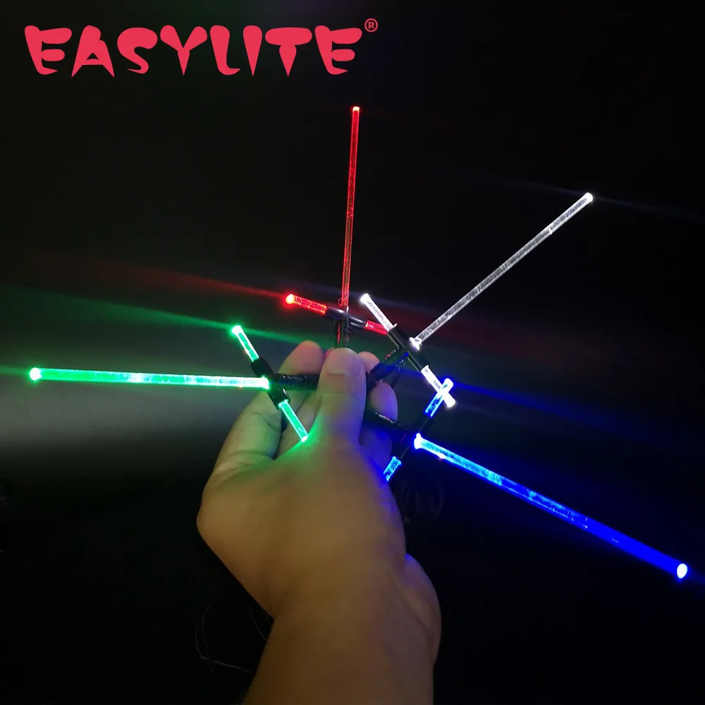 Led Light Big Cross Lightsaber Sword Circa 15Cm Di Lunghezza Per 75117 Kylo General Grievous White Storm Usb Cable Connection Giocattoli Fai Da Te