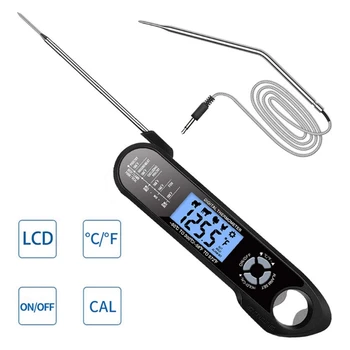 

Waterproof Digital Meat Thermometer Dual Probe Instant Read Food Measure Tool