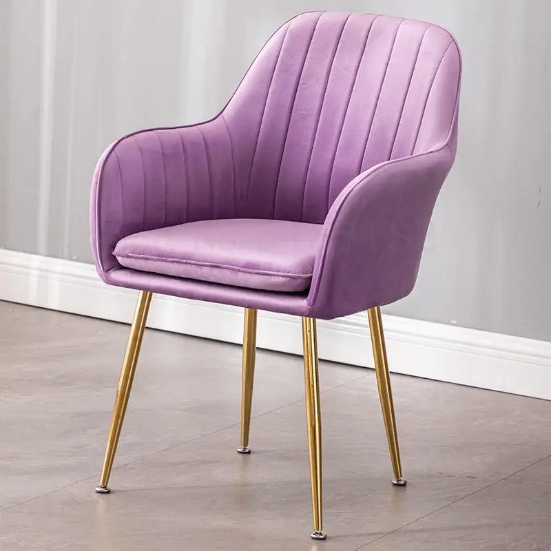 Nordic ins чистый красный макияж стул стол и стул для дома ресторана спинкой стул гвоздь стул для одевания - Цвет: Boom Clap  4