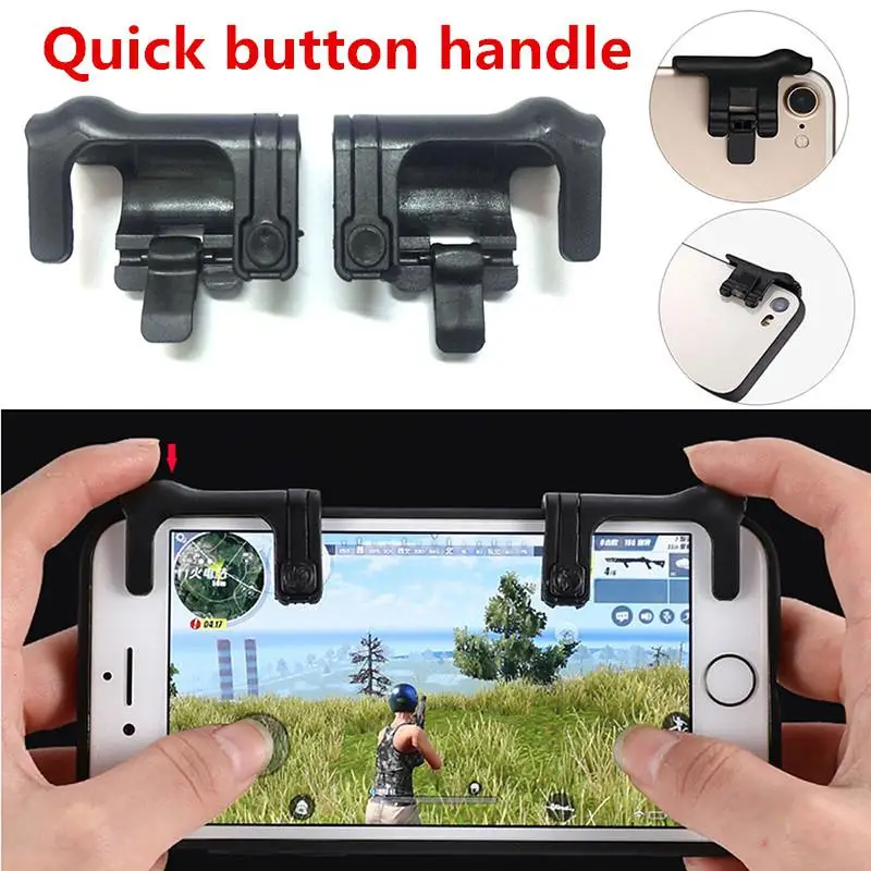 

Game Trigger Shootter Mobile Phone Game Joysticks Gamepad Controller Aim Key For iphone Andriod Phones