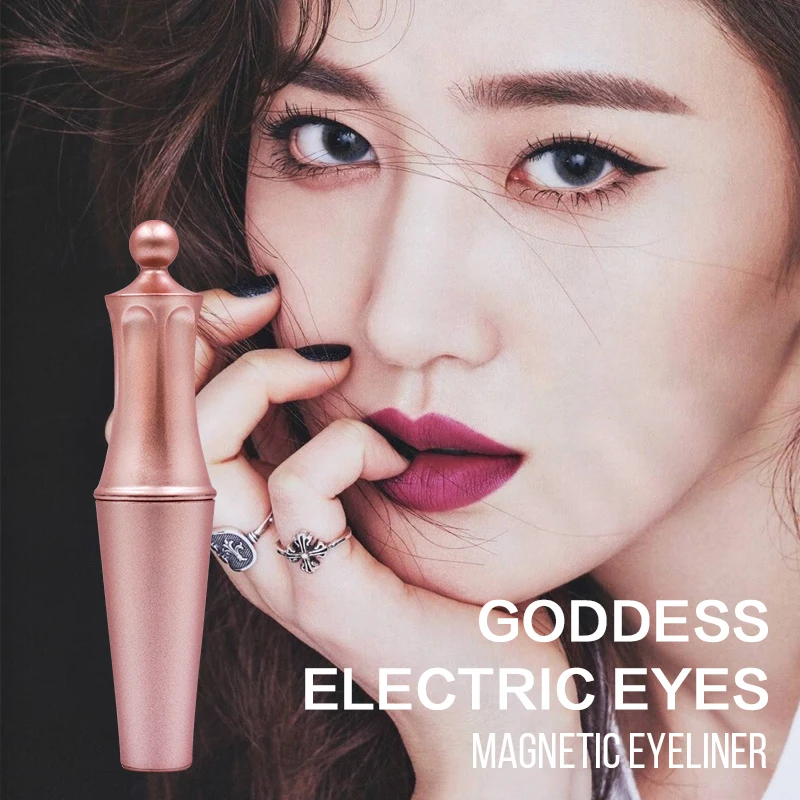 Magnetic Liquid Eyeliner for Magnetic False Eyelashes Waterproof Eye Liner Rose Gold Makeup Easy To Wear Quick Dry Liquid Eyelin Magnetic Liquid Eyeliner for Magnetic False Eyelashes Waterproof Eye Liner Rose Gold Makeup Easy To Wear Quick Dry Liquid Eyelin