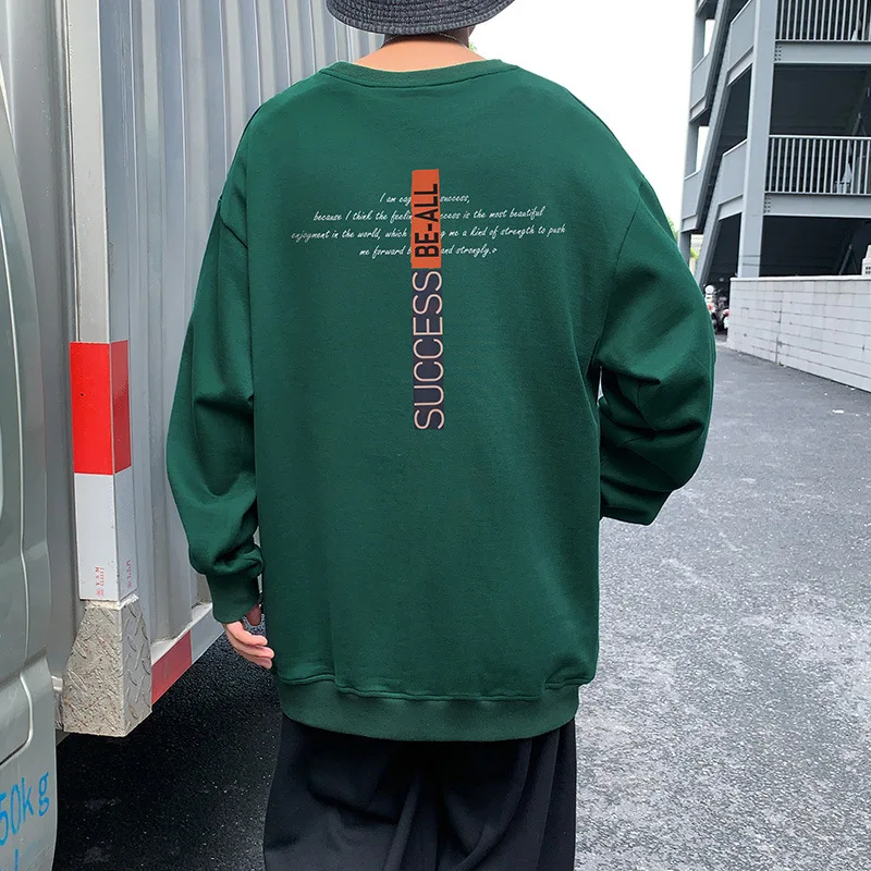 

Hoodie Men Loose Spring and Autumn 2020 New Style Fashion Brand Fashion Stream INS Handsome Base Shirt on Clothes Men'S Wear Fas
