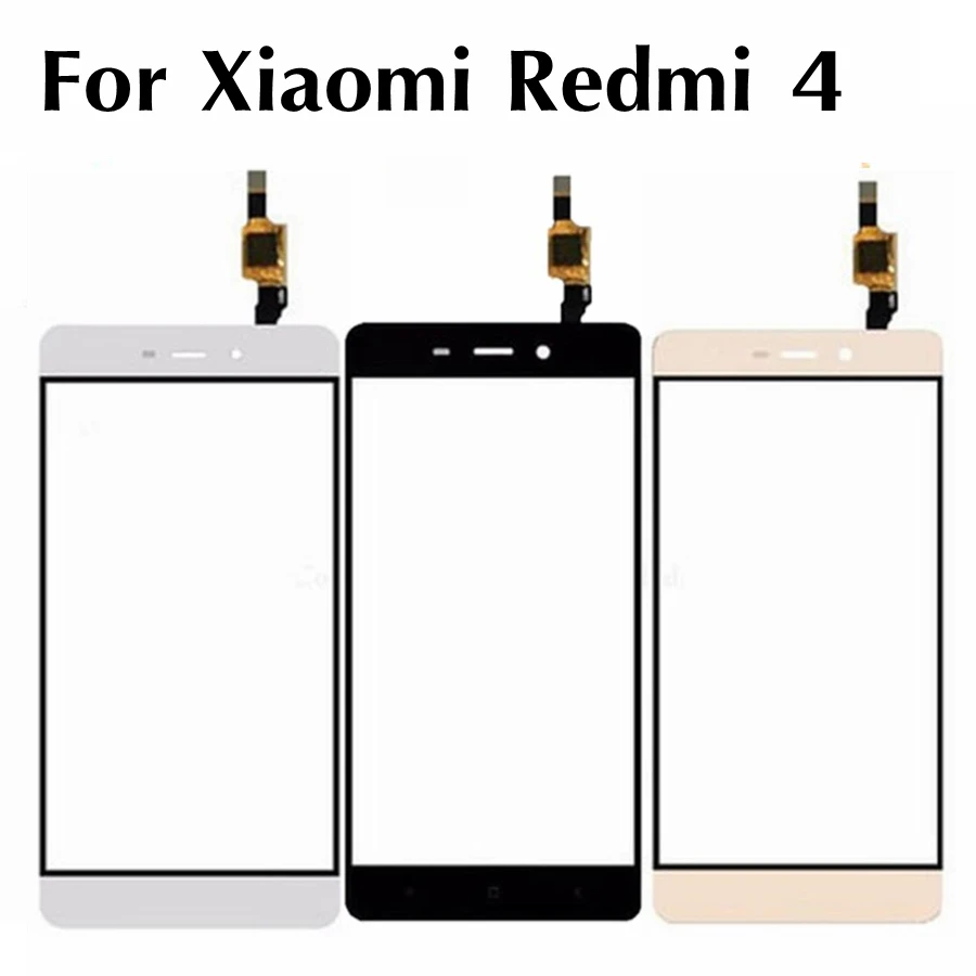 5.0 inch For Xiaomi Redmi 4 2GB+16GB Front Touch Panel Glass Lens Replacement Parts | Мобильные телефоны и аксессуары