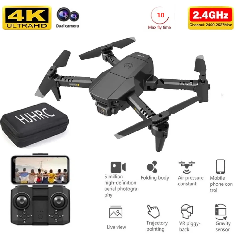 Новый мини-Дрон 4K 1080P HD камера Wi-Fi Fpv давление воздуха удерживание высоты складной