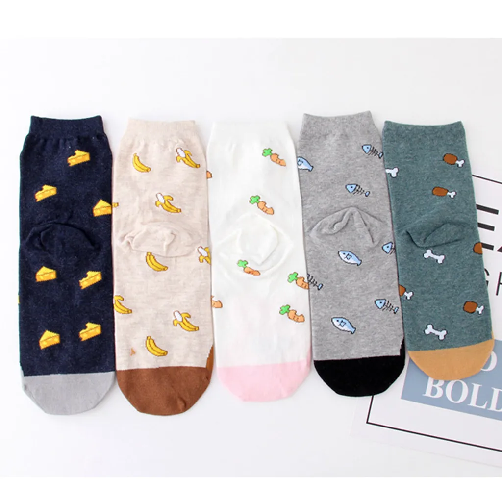 Носки Модные 1 пара Женские хлопковые носки с принтом животных Женские зимние носки