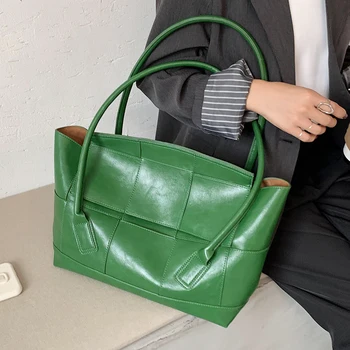

Large PU Leather Shoulder Bags 2020 Women's Bag Trend Elegant Handbags Female Travel Totes Lady Fashion Hand Bag Designer