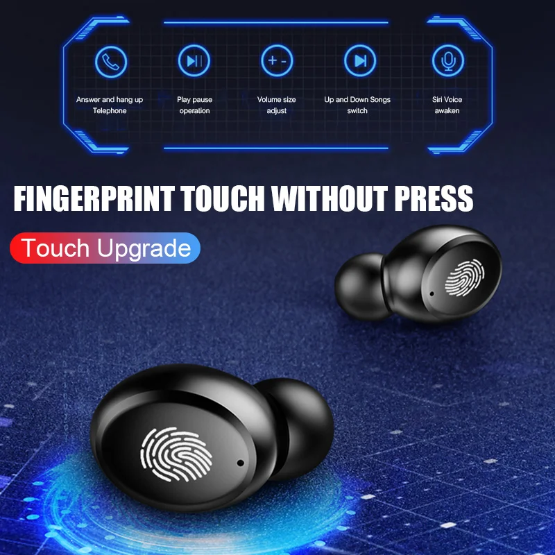 V11 TWS Bluetooth 5 0 earphone Headphone With microphone 4000mAh charing case HD Stereo LED Display True Wireless Sports headset