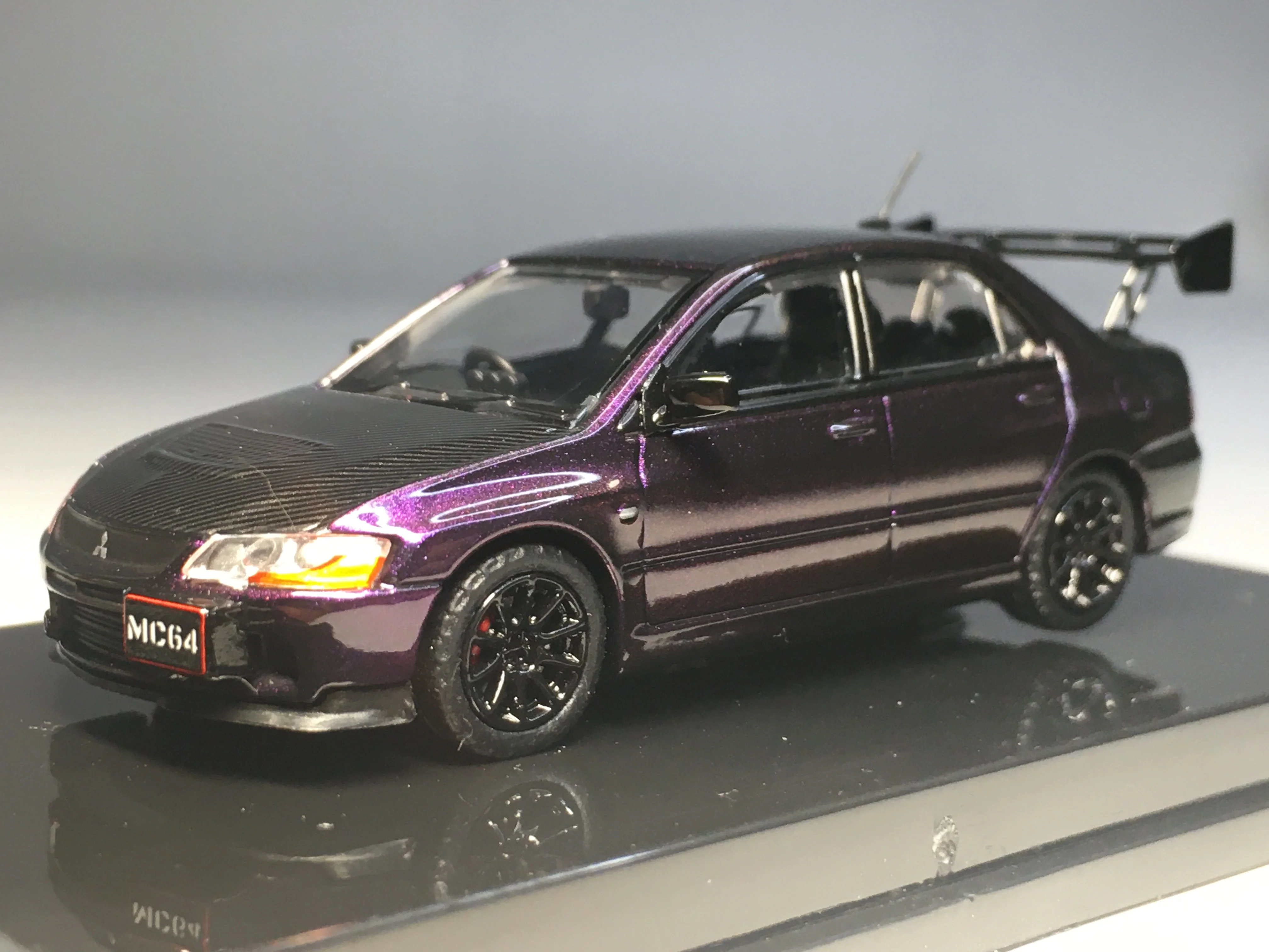 Free Shipping MC64 1:64 Lancer Evolution IX Singapore Exclusive DieCast Model Car Collection Limited