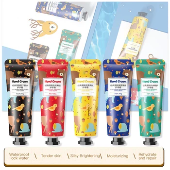 

Natural Adorable Pet Design Hand Cream Lasting Moisturizing Nourishing Dry Repair Moisturizing Hand Cream