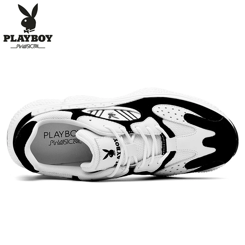 PLAYBOY/Новинка года; Осенняя мужская повседневная обувь; мужские кроссовки; Брендовые мужские лоферы; дышащие слипоны на плоской подошве; Мужская обувь высокого качества